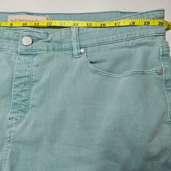 Soft Surroundings Ultimate Pull On Relaxed Denim Shorts Plus Size 1X - Picture 5 of 8